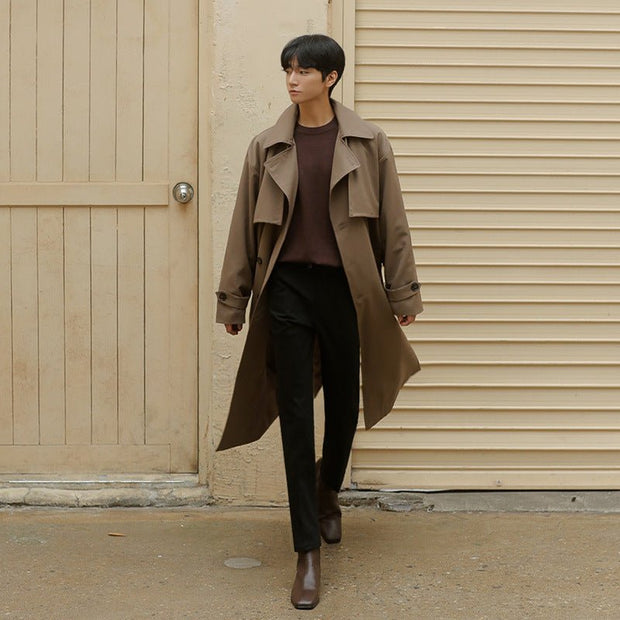 KAMI NO.1221 BELT TRENCH COAT - STREETS OF KAMI