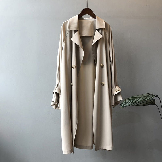 KAMI NO.1240 LOOSE TRENCH COAT - STREETS OF KAMI