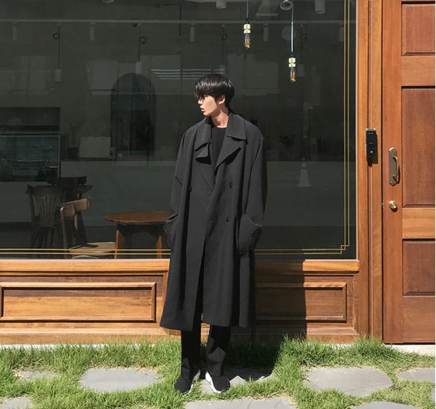 KAMI NO.1240 LOOSE TRENCH COAT - STREETS OF KAMI