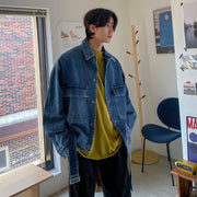 KAMI NO.1249 DENIM WASHED JACKET - STREETS OF KAMI