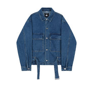 KAMI NO.1249 DENIM WASHED JACKET - STREETS OF KAMI