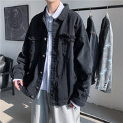 KAMI NO.1262 LOOSE DENIM JACKET - STREETS OF KAMI