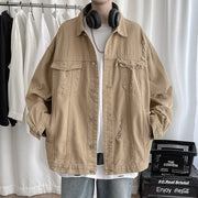 KAMI NO.1262 LOOSE DENIM JACKET - STREETS OF KAMI