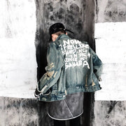 KAMI NO.1264 GRAFFITI DENIM JACKET - STREETS OF KAMI