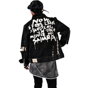 KAMI NO.1264 GRAFFITI DENIM JACKET - STREETS OF KAMI