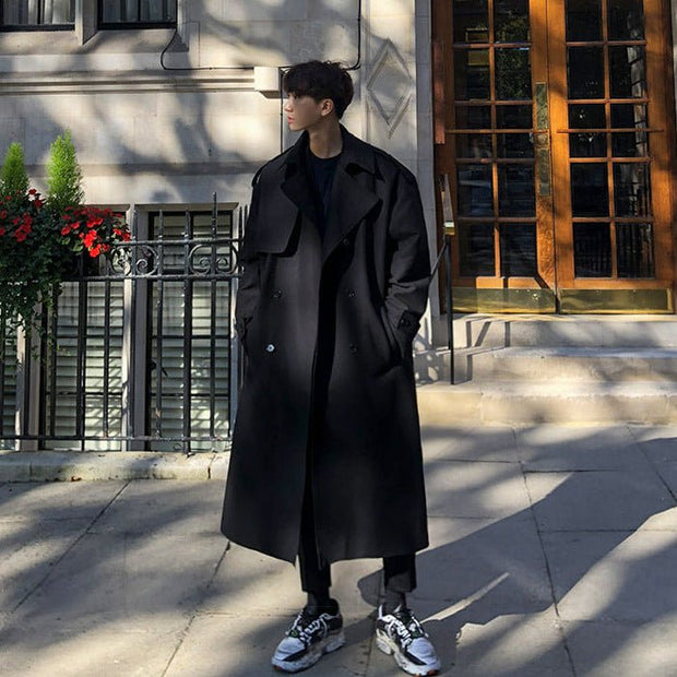 KAMI NO.1272 LONG TRENCH COAT - STREETS OF KAMI