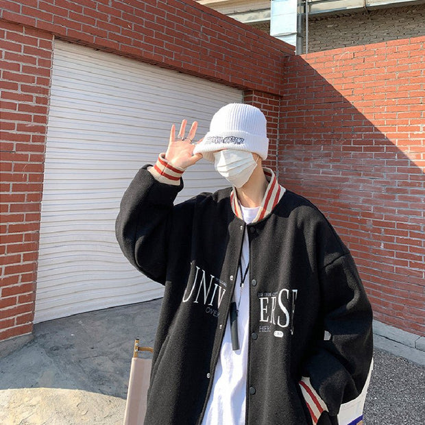 KAMI NO.1275 LETTER VARSITY JACKET - STREETS OF KAMI