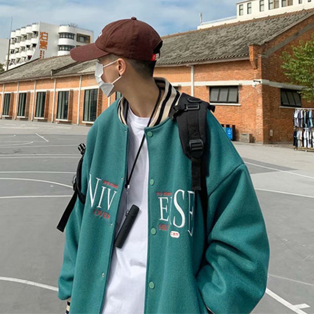 KAMI NO.1275 LETTER VARSITY JACKET - STREETS OF KAMI