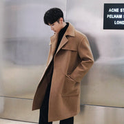 KAMI NO.1277 MID WOOL TRENCH COAT - STREETS OF KAMI