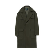 KAMI NO.1277 MID WOOL TRENCH COAT - STREETS OF KAMI