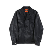 KAMI NO.1282 CASUAL LEATHER JACKET - STREETS OF KAMI