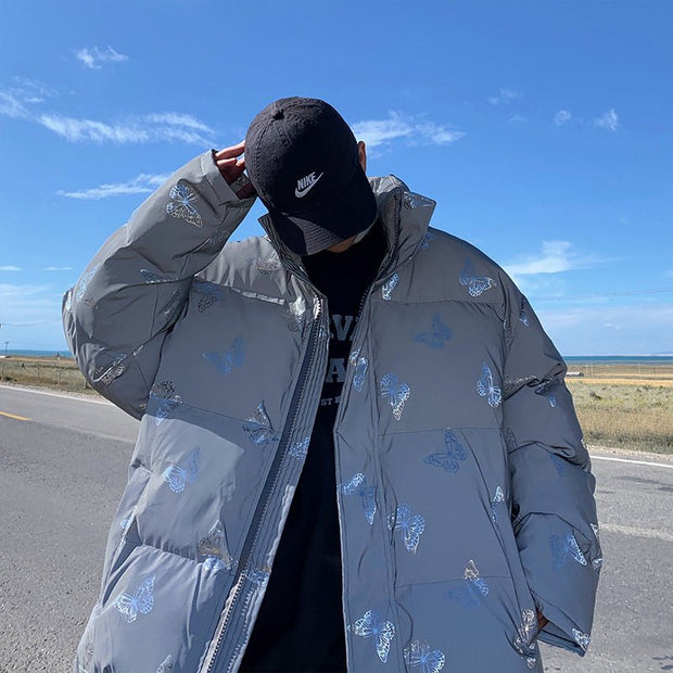 KAMI NO.1286 REFLECTIVE PUFFER JACKET - STREETS OF KAMI