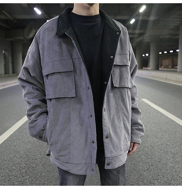 KAMI NO.1293 CORDUROY WORK JACKET - STREETS OF KAMI
