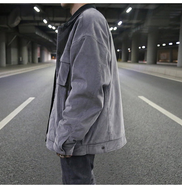 KAMI NO.1293 CORDUROY WORK JACKET - STREETS OF KAMI