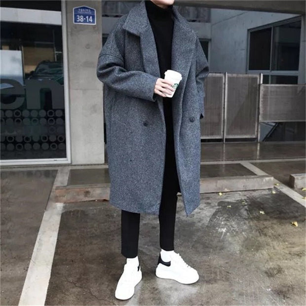 KAMI NO.1308 WOOLEN COAT - STREETS OF KAMI