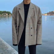 KAMI NO.1340 PLAID BLAZER - STREETS OF KAMI