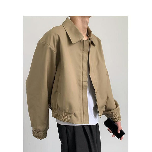 KAMI NO.1363 COLLARED BOMBER JACKET - STREETS OF KAMI