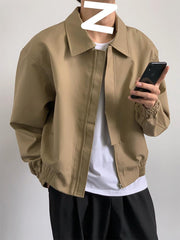 KAMI NO.1363 COLLARED BOMBER JACKET - STREETS OF KAMI