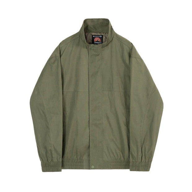 KAMI NO.1364 GREEN BOMBER JACKET - STREETS OF KAMI