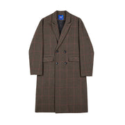 KAMI NO.1374 WOOLEN PLAID COAT - STREETS OF KAMI