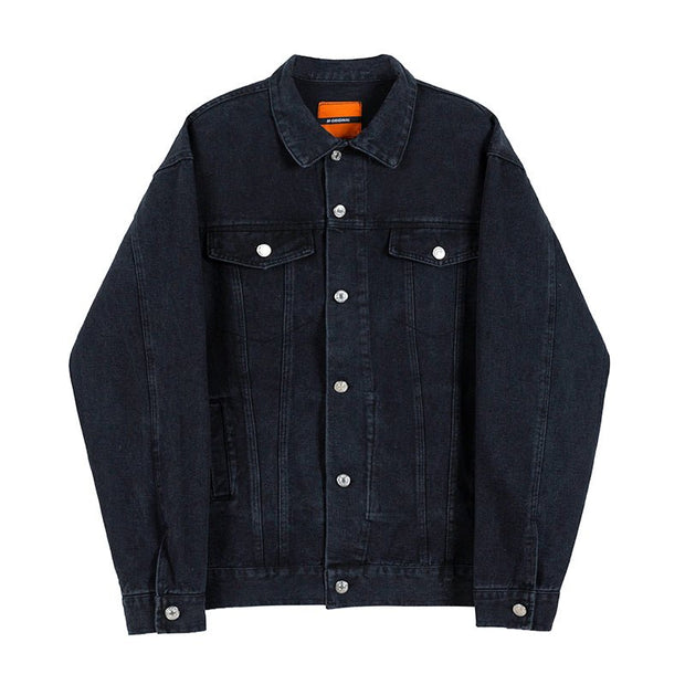 KAMI NO.1375 OVERSIZED DENIM JACKET - STREETS OF KAMI