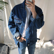 KAMI NO.1375 OVERSIZED DENIM JACKET - STREETS OF KAMI