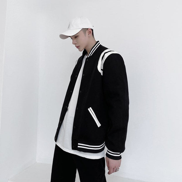 KAMI NO.1376 CASUAL VARSITY JACKET - STREETS OF KAMI