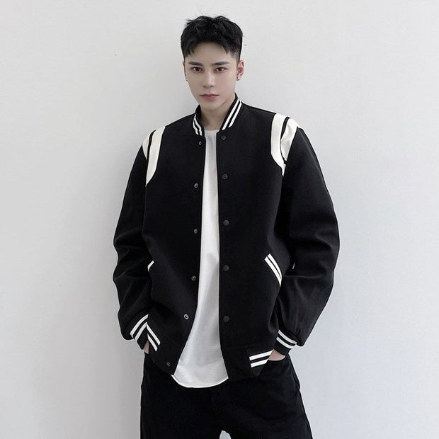 KAMI NO.1376 CASUAL VARSITY JACKET - STREETS OF KAMI