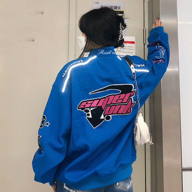 KAMI NO.1392 RETRO MOTORSPORT JACKET - STREETS OF KAMI