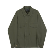 KAMI NO.1396 COLLAR ZIP-UP JACKET - STREETS OF KAMI