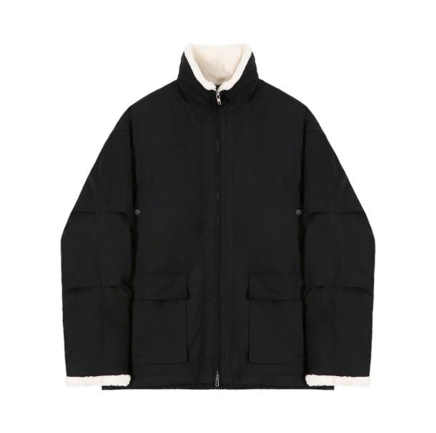 KAMI NO.1402 FLEECE COLLAR JACKET - STREETS OF KAMI