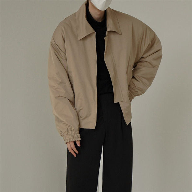 KAMI NO.1406 COLLARED BOMBER JACKET - STREETS OF KAMI