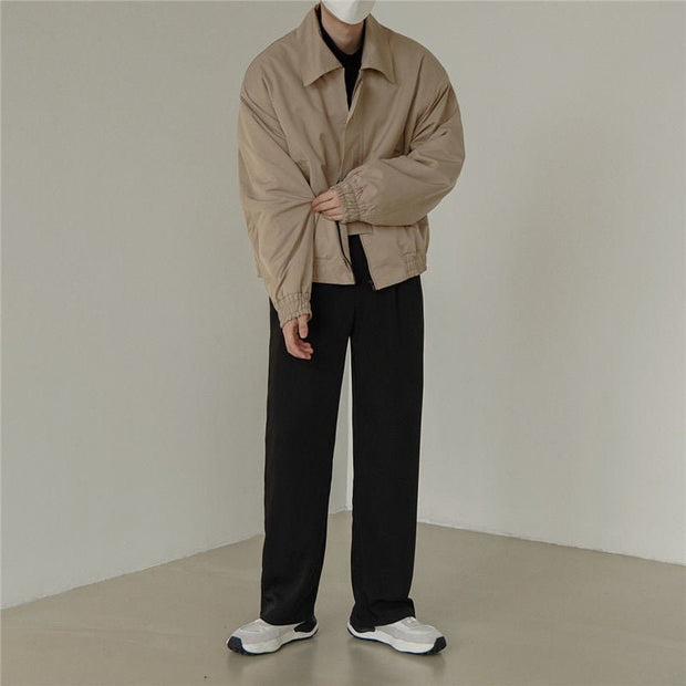 KAMI NO.1406 COLLARED BOMBER JACKET - STREETS OF KAMI