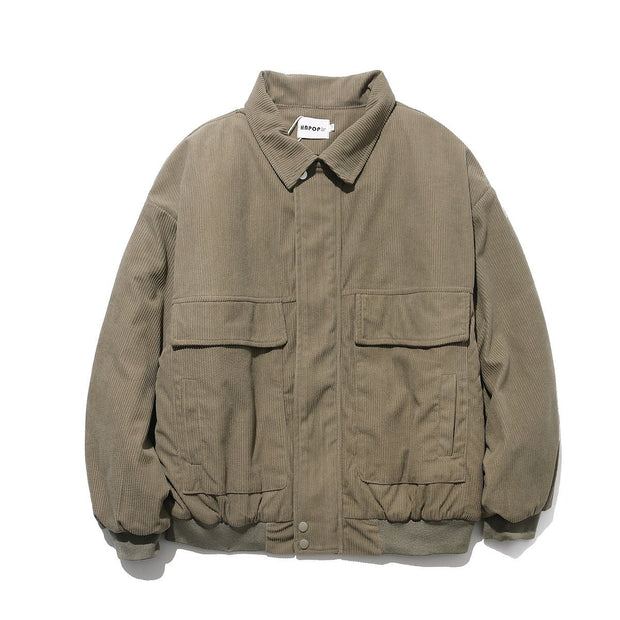 KAMI NO.1407 CORDUROY COLLARED JACKET - STREETS OF KAMI