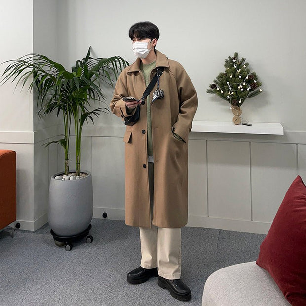 KAMI NO.1414 LONG OVERCOAT - STREETS OF KAMI