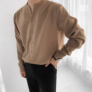 KAMI NO.2108 STAND-UP COLLAR LONG SLEEVE - STREETS OF KAMI