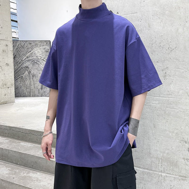 KAMI NO.2112 LOOSE HALF SLEEVE SHIRT - STREETS OF KAMI