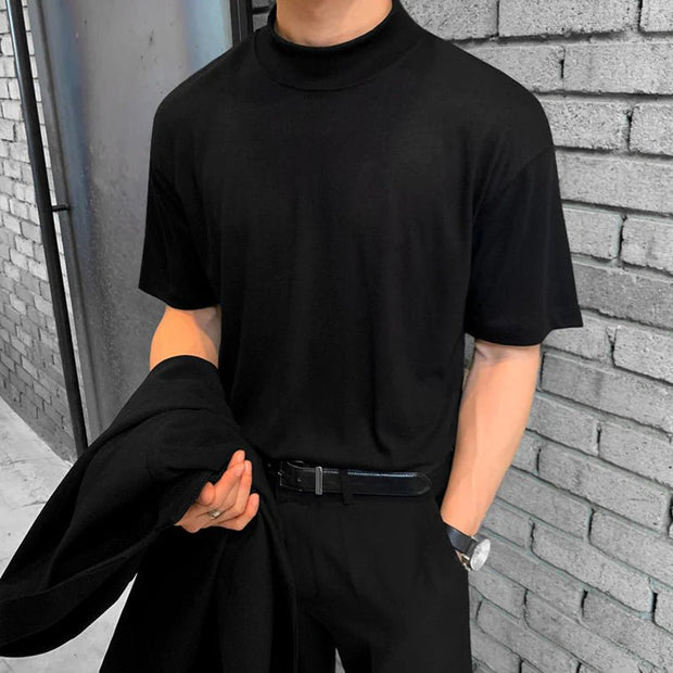 KAMI NO.2113 LOW TURTLENECK SHIRT - STREETS OF KAMI