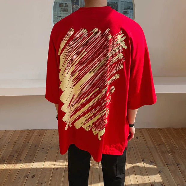 KAMI NO.2117 OVERSIZE GRAFFITI SHIRT - STREETS OF KAMI