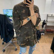 KAMI NO.2122 OVERSIZE CAMO SHIRT - STREETS OF KAMI