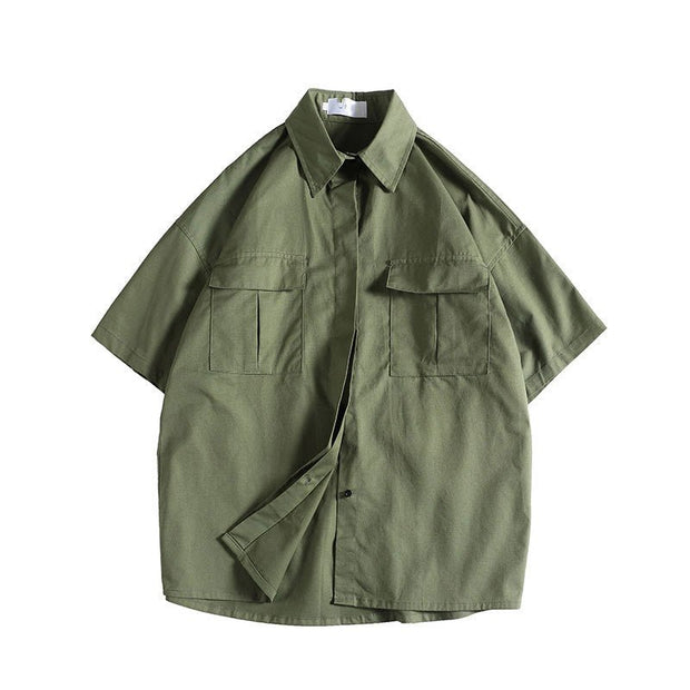 KAMI NO.2123 HALF SLEEVE SHIRT - STREETS OF KAMI