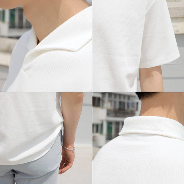 KAMI NO.2125 SHORT SLEEVE COTTON SHIRT - STREETS OF KAMI