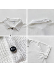 KAMI NO.2135 BUTTON COLLAR POLO SHIRT - STREETS OF KAMI