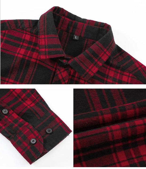 KAMI NO.2136 PLAID SHIRT - STREETS OF KAMI