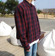 KAMI NO.2136 PLAID SHIRT - STREETS OF KAMI