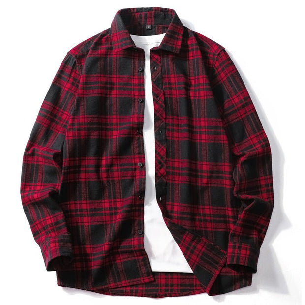 KAMI NO.2136 PLAID SHIRT - STREETS OF KAMI