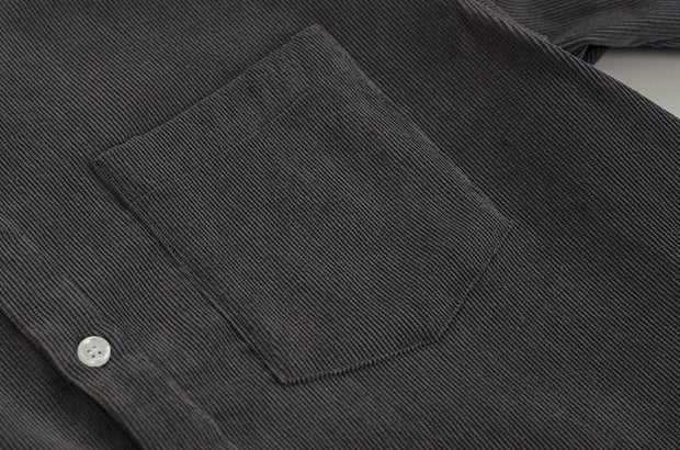 KAMI NO.2154 CORDUROY LONG SLEEVE SHIRT - STREETS OF KAMI