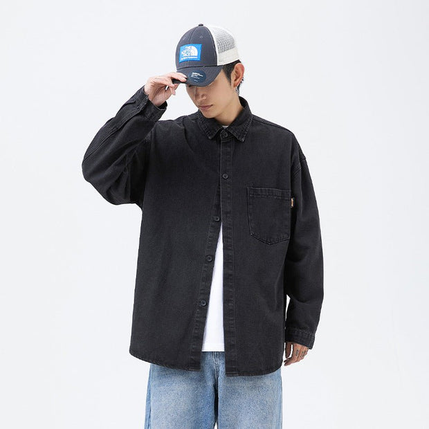 KAMI NO.2170 DENIM LONG SLEEVE - STREETS OF KAMI