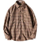 KAMI NO.2172 PLAID SHIRT - STREETS OF KAMI