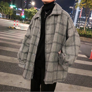 KAMI NO.2187 OVERSIZED FLANNEL - STREETS OF KAMI